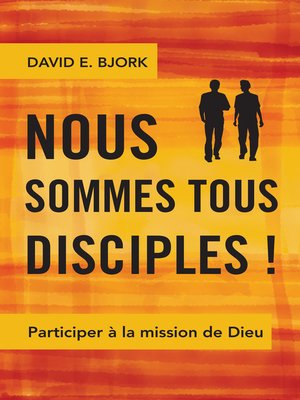 cover image of Nous sommes tous disciples !